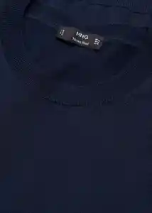 Buzo Jersey Willy Navy Talla L Hombre Mango