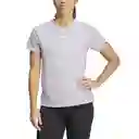 Adidas Camiseta Tr-es Crew Para Mujer Gris Talla L