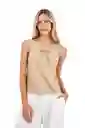 Camisa Maiden Toupe XS Mercedes Campuzano