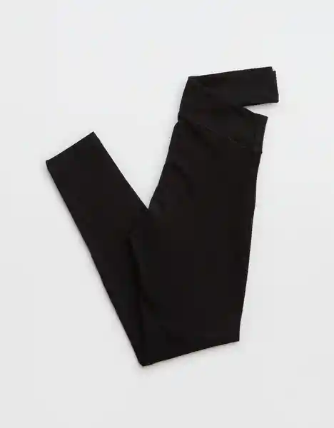 Leggings Regular Aerie Negro Talla Mediano American Eagle