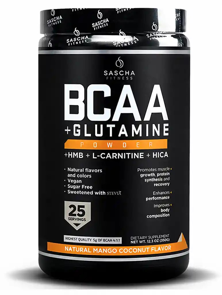 SASCHA FITNESSSuplemento Bcaa Glutamina Coco Y Mango