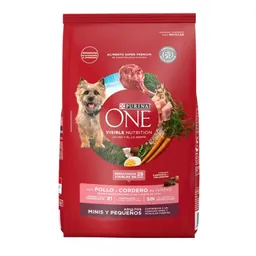 Comida para perro Purina One adultos minis y pequeños Pollo y Cordero X 3,5kg