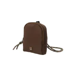 Monedero Ovalado Con Correa Café Serie Miniso