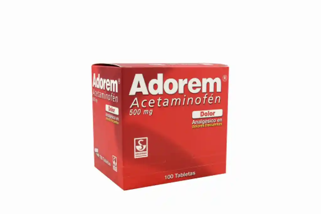 Adrorem Labsiegfried Adorem Acetaminofen 100 Tab