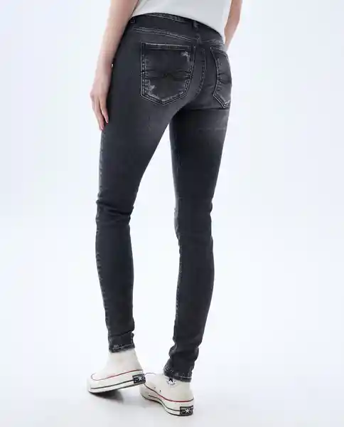 Jean Mujer Negro Talla 10 332F504 Americanino