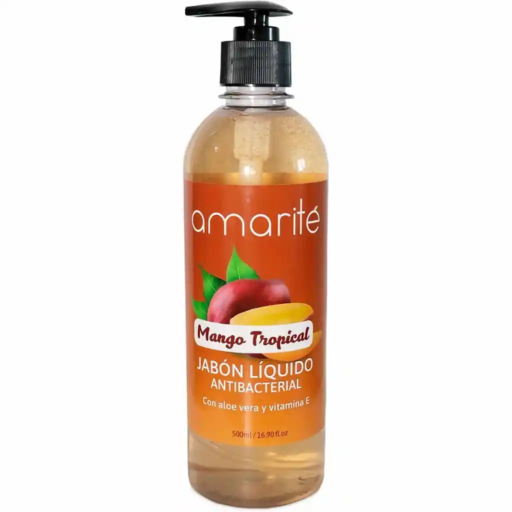 Amarité Jabón Líquido Mango Tropical 500 mL