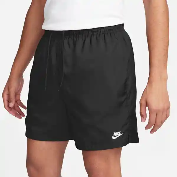 Nike Short Club Flow Para Hombre Negro Talla L