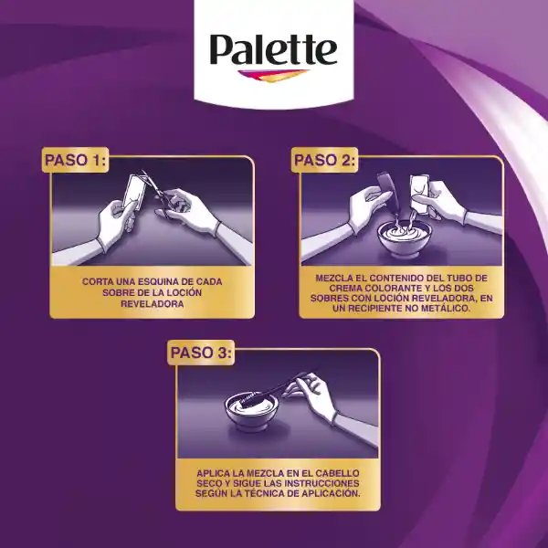 Tinte Palette Color Creme 10-1 Rubio Plata Cenizo