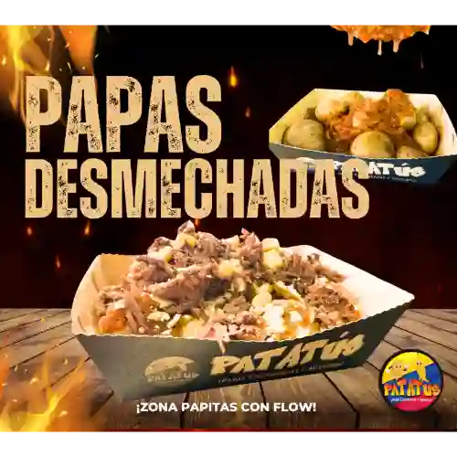 Papas Desmechadas