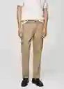 Jean Buzz Khaki Talla 46 Hombre Mango