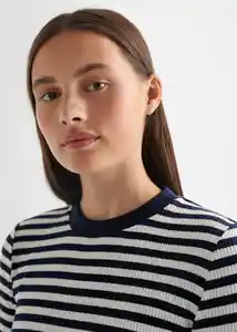 Camiseta Nanda Navy Talla 18 Teen Niñas Mango