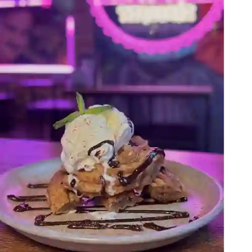 Postre Churros con Helado