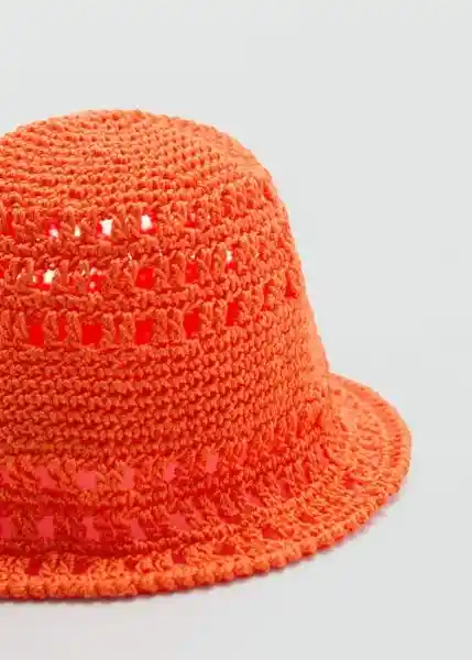 Gorro Nube Naranja Talla 99 Mujer Mango