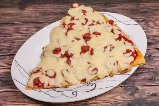 Porción pizza carnes