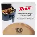 Titan Papel Antiadherente Para Freidora de Aire 19.5 cm / 7.6