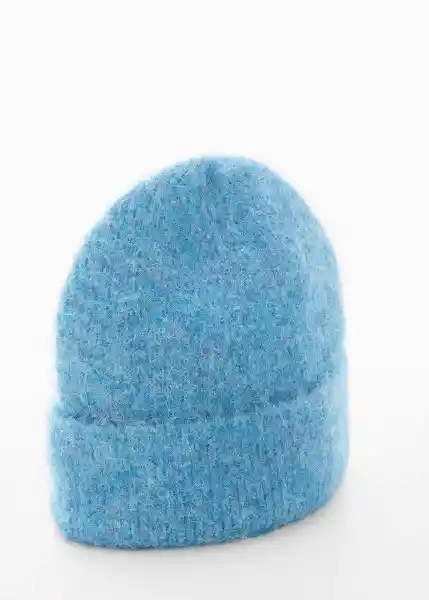 Gorro Mohi Azul Talla 99 Mujer Mango