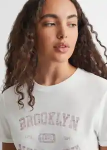 Camiseta Brook Off White Talla 20 Teen Niñas Mango