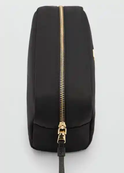 Bolso Neceser M Nil Negro Para Mujer Mango