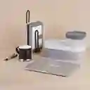 Organizador Serie Silver Gray Gris Claro Grande Miniso