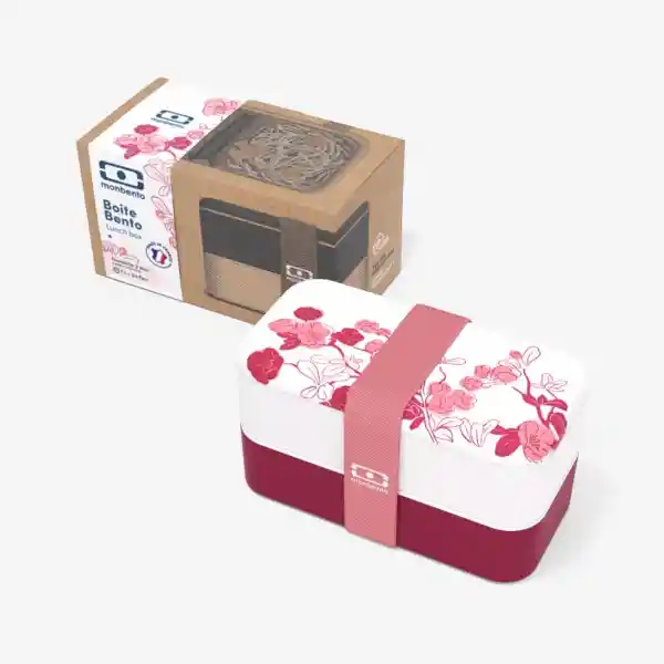 Monbento Lonchera Doble Print Magnolia