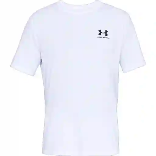 Under Armour Camiseta Sportstyle Left Chest Hombre Blanco MD