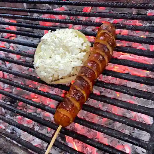 Longaniza con Arepa Grande
