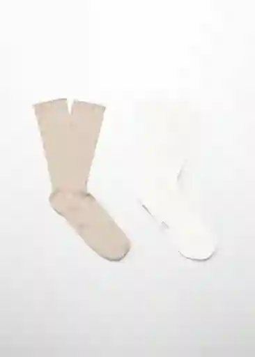 Calcetines Birip Crudo Talla 45 Hombre Mango