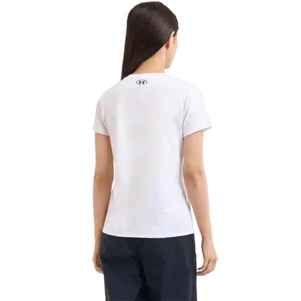 Under Armour Camiseta Tech Ssc Solid Blanco Para Mujer Talla LG