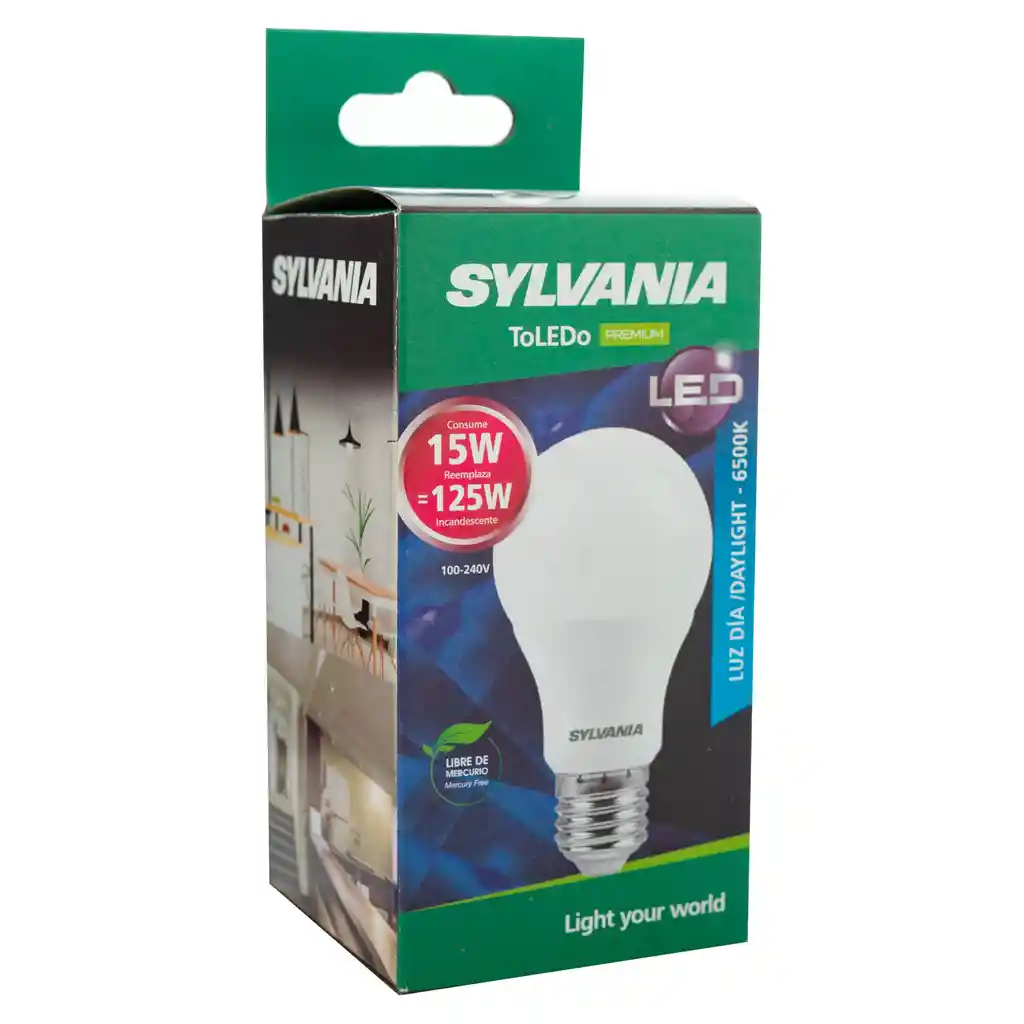 Sylvania Toledo Foco Led A60 15W 6.5K