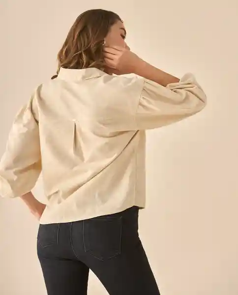 Camisa Crudo Danés Claro Talla S 613G037 Esprit