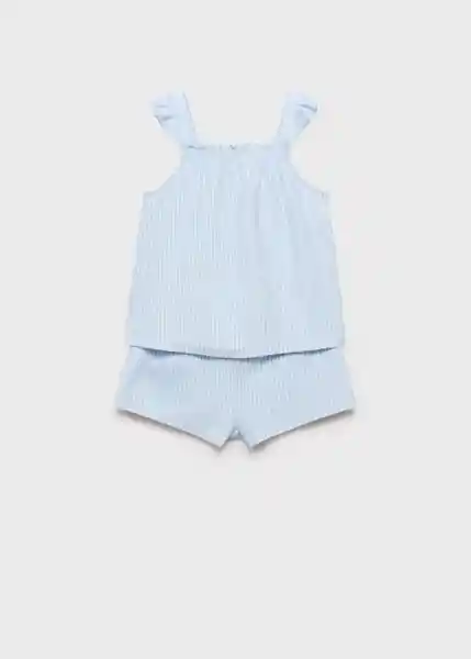 Pijama Tirante Zuli Celeste Talla 12 Niñas Mango