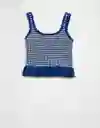 Suéter Tejido Mujer Azul Talla Small 1650425 American Eagle