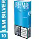 L&M Silver​ x 10 Cigarrillos