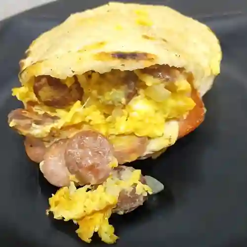 Arepa de Huevo y Chorizo