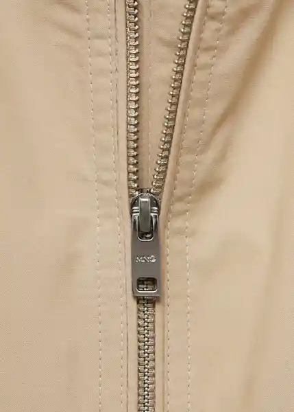 Chaqueta Jony Beige Talla M Hombre Mango