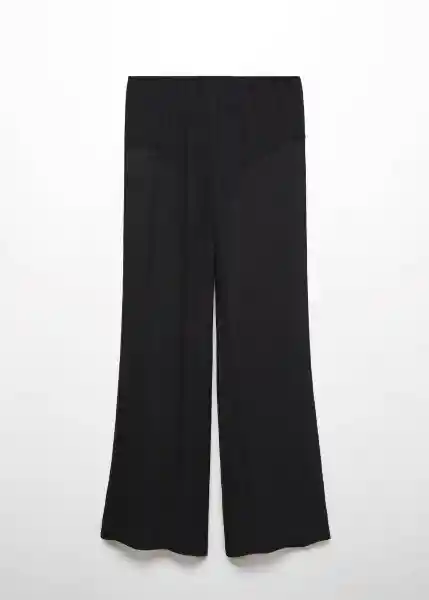 Pantalón Vincent Negro Talla M Mujer Mango