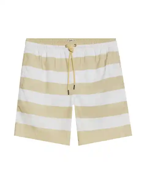 Bermuda Lines Swimwear Beige Hoja Claro Talla XL Chevignon
