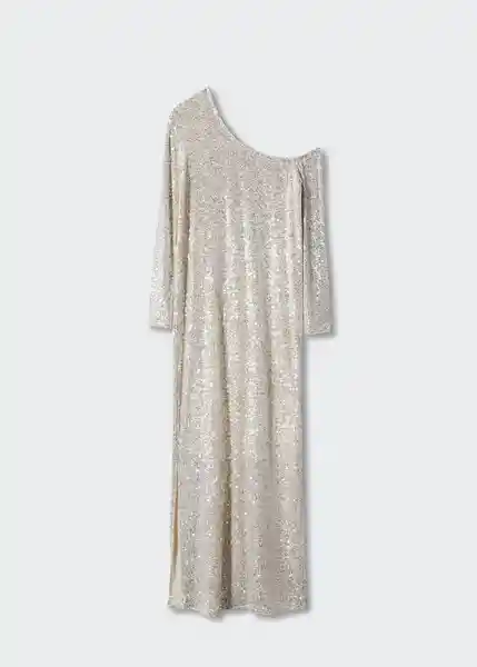 Vestido Hipolita-A Plata Talla S Mujer Mango