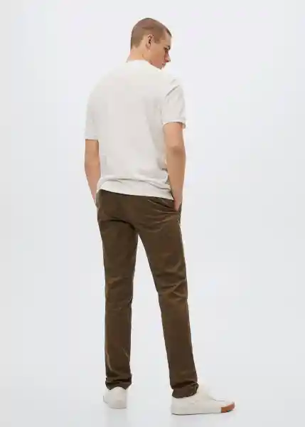 Pantalón Dublino-I Topo Talla 44 Hombre Mango