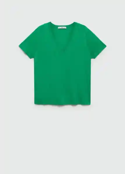 Camiseta Vispi Verde Talla M Mujer Mango