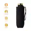 Botella Plástico Silicona Portátil de Silver Grey Negro Miniso