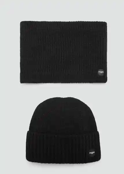 Gorra Craigb Negro Talla 98 Niños Mango