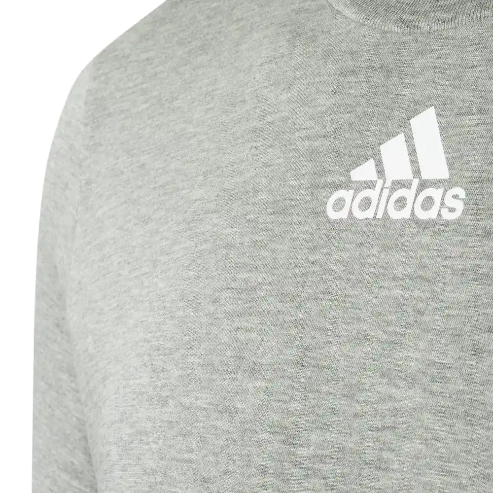 Adidas Camiseta Sm All Logo T Hombre Gris L