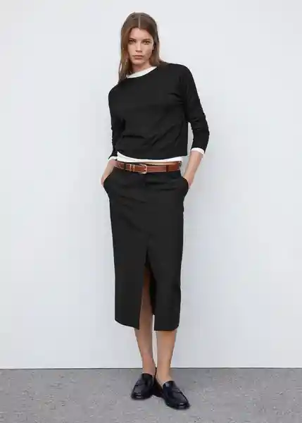 Jersey Lucca Negro Talla S Mujer Mango