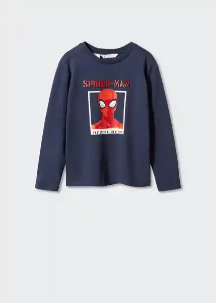 Camiseta Protect Navy Talla 06 Niños Mango