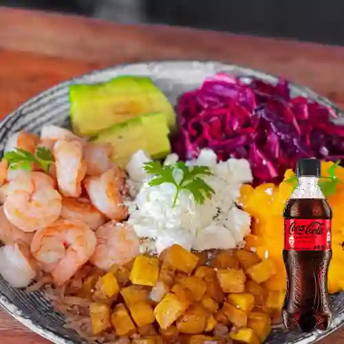 Combo Bowl Tropical + Coca Cola Sin Azúcar 400 ml