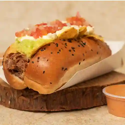 Combo perro chingón de carne bbq