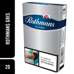 Rothmans Cigarrillos Gris 20'S