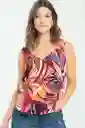 Blusa Malena Color Borgoña Talla L Ragged