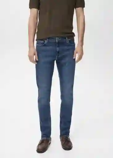 Jean Jan Tejano Oscuro Talla 38 Hombre Mango